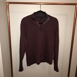 Hugo Boss Maroon Pullover Sweater